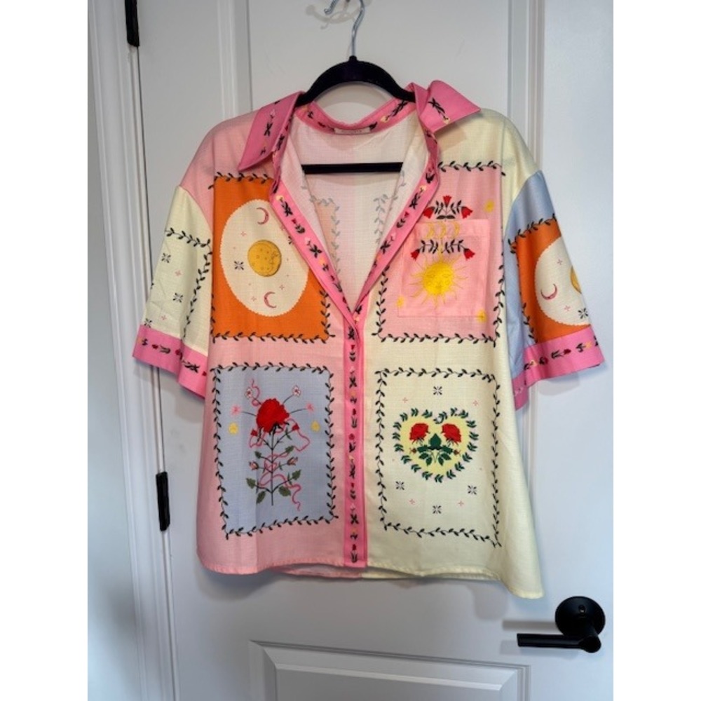 Sunday Up Celestial Colorful Patchwork Matching S… - image 1